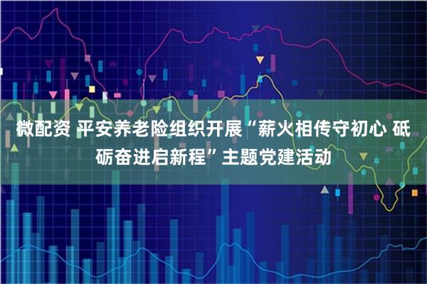 微配资 平安养老险组织开展“薪火相传守初心 砥砺奋进启新程”主题党建活动