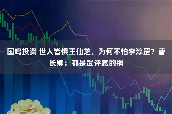 国鸣投资 世人皆惧王仙芝，为何不怕李淳罡？曹长卿：都是武评惹的祸